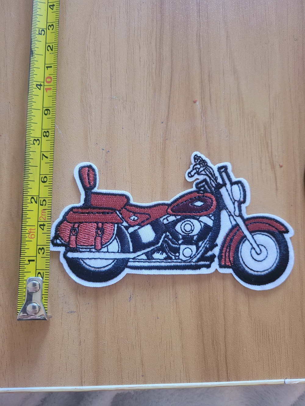 🎃BUY 2 GET 1 FREE🎃Red Motorcycle Embroidered Patch